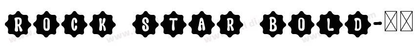 Rock Star Bold字体转换